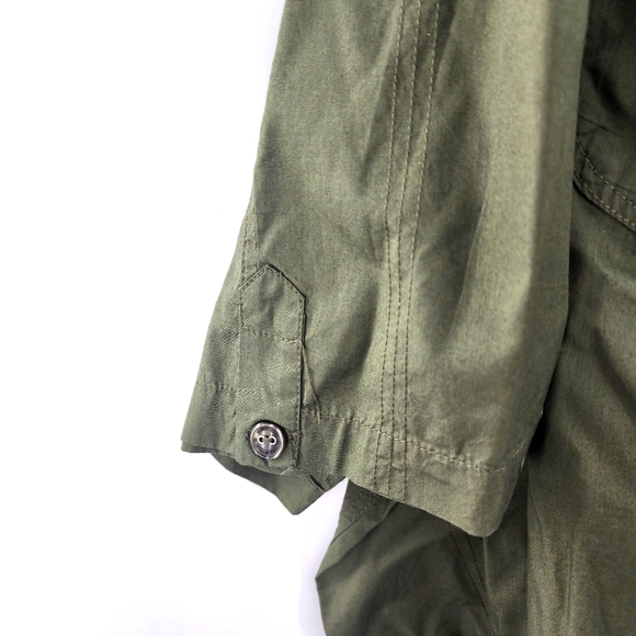 Parish Nation Olive Green Short Sleeve Embroidered Logo Button Down Shirt 5XL - Picture 10 of 14